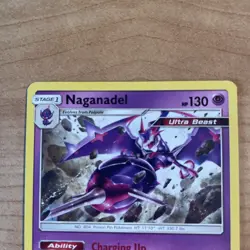 Naganadel 108/214 Non Holo Rare Deck Exclusives Pokemon Card - MP - Image 3