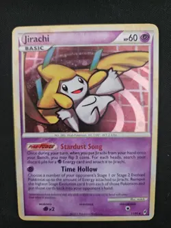 Pokemon TCG Jirachi Holo Rare Card Call of Legends 11/95 2011 - Image 2