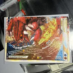 Pokemon Legend Series Bottom Card Kyogre Groudon, Holo, 88/90, Undaunted - Image 1