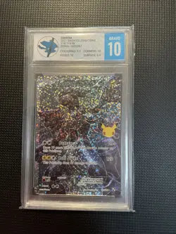 Pokemon TCG Zekrom Celebrations 25th Anniversary Full Art Card 114/114 TFG 10b - Image 1