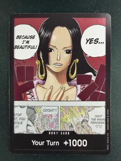 Boa Handcock Because I'm Beautiful Don Card Holo Foil One Piece TCG NM English - Image 1