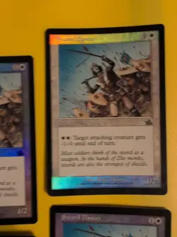 Sword Dancer playset. Rebel MTG 4 CARD OLD BORDER FOIL CARD. PROPHECY JUNE 2000. - Image 5