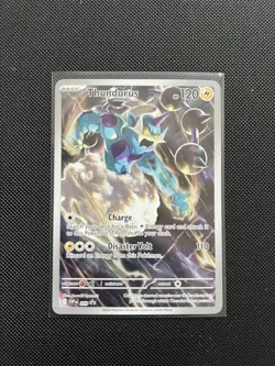 Pokemon TCG Black Bolt Thundurus Illustration Rare Card Promo 209 - Image 1
