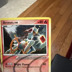 Pokemon Arceus Lv.100 AR3 Holo Rare Card Platinum Arceus Collection - Image 4