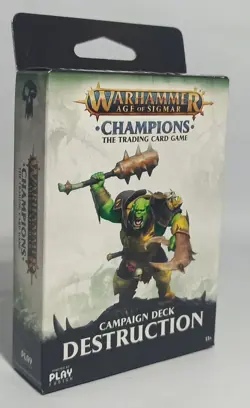 WARHAMMER AOS CHAMPIONS THE TRADING CARD GAME DESTRUCTION CAMPAIGN DECK SEALED - Image 3