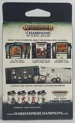 WARHAMMER AOS CHAMPIONS THE TRADING CARD GAME DESTRUCTION CAMPAIGN DECK SEALED - Image 4