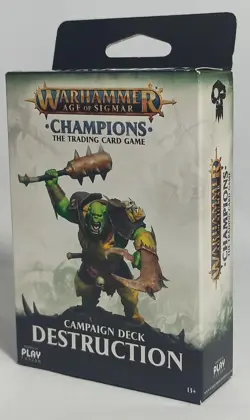 WARHAMMER AOS CHAMPIONS THE TRADING CARD GAME DESTRUCTION CAMPAIGN DECK SEALED - Image 5