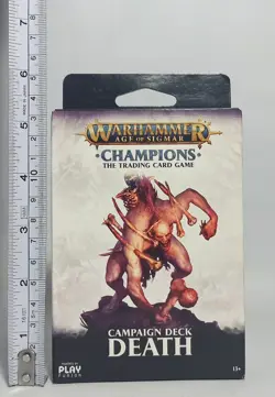 WARHAMMER AOS CHAMPIONS THE TRADING CARD GAME DEATH CAMPAIGN DECK SEALED - Image 2