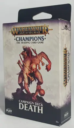 WARHAMMER AOS CHAMPIONS THE TRADING CARD GAME DEATH CAMPAIGN DECK SEALED - Image 3