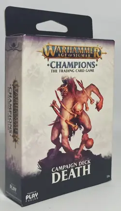 WARHAMMER AOS CHAMPIONS THE TRADING CARD GAME DEATH CAMPAIGN DECK SEALED - Image 5