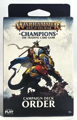 WARHAMMER AOS CHAMPIONS THE TRADING CARD GAME ORDER CAMPAIGN DECK SEALED - Image 1