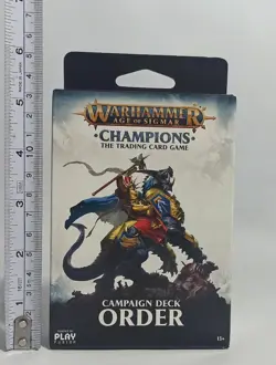 WARHAMMER AOS CHAMPIONS THE TRADING CARD GAME ORDER CAMPAIGN DECK SEALED - Image 2