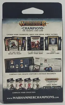 WARHAMMER AOS CHAMPIONS THE TRADING CARD GAME ORDER CAMPAIGN DECK SEALED - Image 4