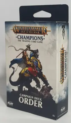 WARHAMMER AOS CHAMPIONS THE TRADING CARD GAME ORDER CAMPAIGN DECK SEALED - Image 5