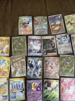 Pokemon Lot 34 Cards, Illustration Rares, Graded, Gold, Trainers - Image 3
