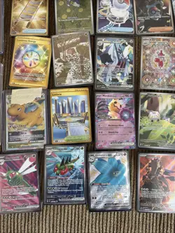 Pokemon Lot 34 Cards, Illustration Rares, Graded, Gold, Trainers - Image 4