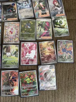 Pokemon Lot 34 Cards, Illustration Rares, Graded, Gold, Trainers - Image 5