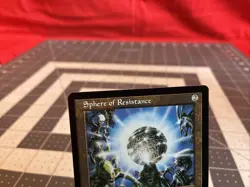 Vintage 1998 MTG Exodus Sphere Of Resistance Card NM - Image 5