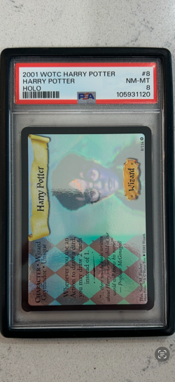 2001 Harry Potter Base #8 WOTC HOLO Portrait "Rookie" TCG Rare PSA 8. 1st Card🪙 - Image 1