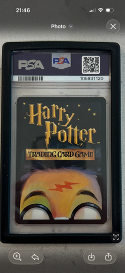 2001 Harry Potter Base #8 WOTC HOLO Portrait "Rookie" TCG Rare PSA 8. 1st Card🪙 - Image 2