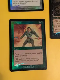 Troubled Healer, Thrive, Wall of Vipers. MTG OLD BORDER FOIL 3 CARD PROPHECY - Image 2