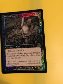Troubled Healer, Thrive, Wall of Vipers. MTG OLD BORDER FOIL 3 CARD PROPHECY - Image 4