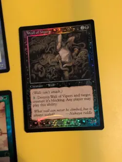 Troubled Healer, Thrive, Wall of Vipers. MTG OLD BORDER FOIL 3 CARD PROPHECY - Image 5