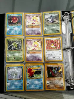 1995 - 2000 Pokemon Base Holo Cards - Hitmonlee, Nidoking, Dark Golbat, Gengar - Image 5
