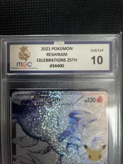 Pokemon TCG Celebrations 25th Reshiram Card 113/114 MGC 10 - Image 2