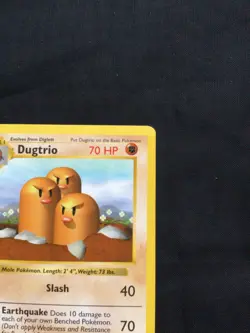 Pokemon Cards: Base Set 1st Edition Rare: Dugtrio 19/102 - Image 3