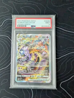 PSA 9 Mewtwo VSTAR GG44/GG70 Crown Zenith: Galarian Gallery Pokemon Card MINT! - Image 1