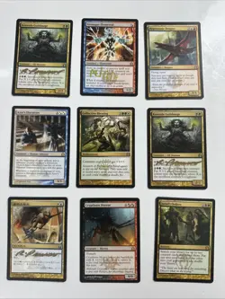 Magic The Gathering 9 Card Lot - Signed, Foreign, Rares - MTG - Image 1