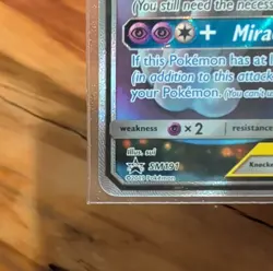 Pokemon TCG Mewtwo & Mew GX SM191 TAG TEAM Promo Holo Card 2019 - Image 5