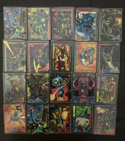 Marvel Mixed Lot Of 35 Awesome Vintage Cards! 1990’s - Image 1