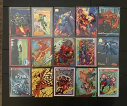 Marvel Mixed Lot Of 35 Awesome Vintage Cards! 1990’s - Image 2
