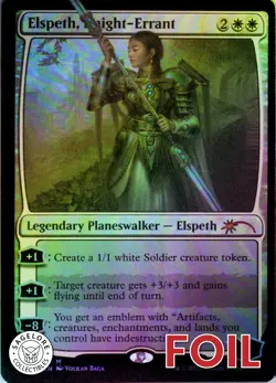MTG Elspeth, Knight-Errant (1001) | NM Foil | Secret Lair Volkan Baga {SLD} - Image 1