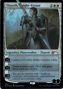 MTG Elspeth, Knight-Errant (1001) | NM Foil | Secret Lair Volkan Baga {SLD} - Image 2