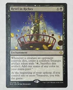 Magic The Gathering ‘Revel in Riches’ 117/279 XLN•EN 2017 Wizards Of The Coast - Image 1
