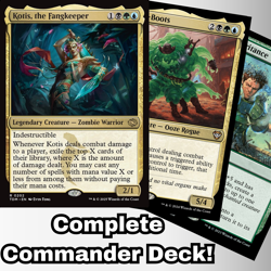 MTG Commander EDH Deck Kotis, the Fangkeeper 100 Cards Custom Sultai Voltron - Image 1