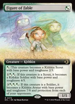 Figure of Fable - Foil Extended Art ECL NM MTG - Image 1