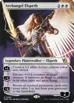 1x Archangel Elspeth - Extended Art NM Eng MTG - March of the Machine - Image 1