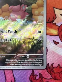Pokemon Pawmi Sir TCG Illustration Rare Card 226/091 Paldean Fates - Image 5