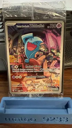 Sealed Pokemon Promo Team Rocket's Wobbuffet 203 - Image 1