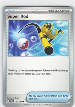 4X Super Rod 189/193 X4 - Paldea Evolved Playset - Pokemon TCG - Image 2