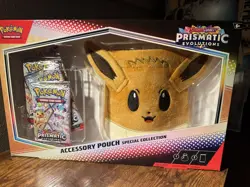 Pokemon Prismatic Evolutions Accessory Pouch Special Collection Case - Image 1