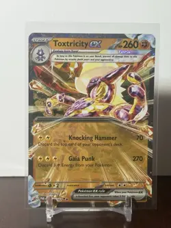 Toxtricity EX 100/182 S&V Paradox Rift Double Rare Tera Holo Pokemon TCG - Image 1