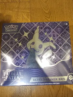 Pokemon Scarlet & Violet Paldean Fates ETB Elite Trainer Box - DAMAGED SEAL 820650856181 - Image 1
