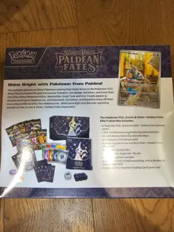 Pokemon Scarlet & Violet Paldean Fates ETB Elite Trainer Box - DAMAGED SEAL 820650856181 - Image 2