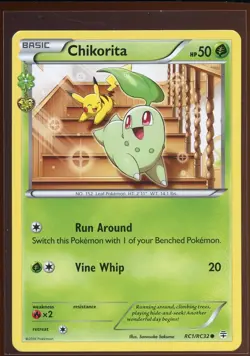 Chikorita Common Ex/NM- RC1/RC32 Radiant Collection XY Generations Pokemon - Image 5