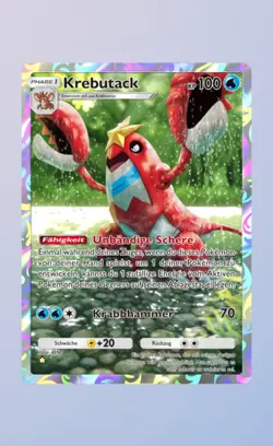 Pokemon TCG Pocket - Krebutack - A4b Deluxepack EX - 355/353 - Deutsch - Image 1